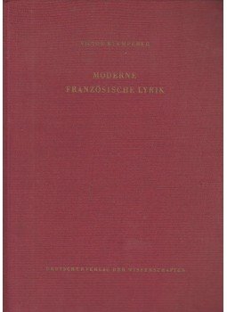 Victor Klemperer - Moderne franzözisische Lyrik, Berlin 1957 antikvár könyv