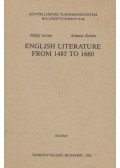 Pálffy István,Szilassy Zoltán - English Literature from 1485 to 1660