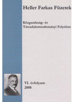 Dr. Schlett András - Heller Farkas Füzetek VI. évfolyam, Budapest 2008 antikvár könyv
