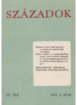 Kónya Sándor - Századok 1983. 4. szám Kónya Sándor - Századok 1983. 4. szám, Budapest 1983 antikvár könyv