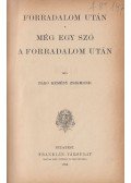 Báró Kemény Zsigmond - Még egy szó a forradalom után