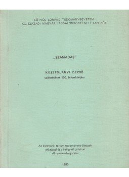 Fráter Zoltán (szerk.) - "Számadás" Fráter Zoltán (szerk.) - "Számadás", 1985 antikvár könyv