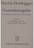 Martin Heidegger - Überlegungen XII-XV