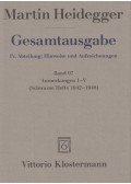 Martin Heidegger - Anmerkungen I-V