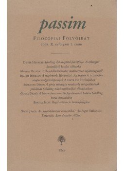 Hrubi Attila, Leiszter Attila - Passim Filozófiai Folyóirat 2008. X. évfolyam 1. szám, Pécs 2008 antikvár könyv