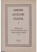 Román János - Borsodi levéltári füzetek 7.