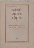 Román János - Borsodi levéltári füzetek 3.