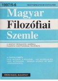 Áron László - Magyar filozófiai szemle 1997/5-6