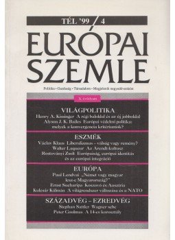 Papp Gábor - Európai szemle 1999/4, Budapest 1999 antikvár könyv