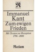 Immanuel Kant - Zum ewigen Frieden