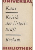 Kant, Immanuel - Kritik der Urteilskraft