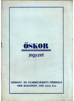  - Őskor jegyzet, Budapest 0 antikvár könyv