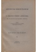 Dr. Lukinich Imre - II. Rákóczi Ferenc levéltára XII.