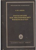 Hegel, G. W. F. - Enzyklopädie der philosophischen Wissenschaften