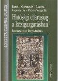Patyi András - Hatósági eljárásjog a közigazgatásban