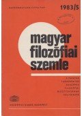 Balogh István,Kéri Elemér,Nyíri Kristóf - Magyar Filozófiai Szemle 1983/5