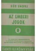 Sós Endre - Az emberi jogok (dedikált)