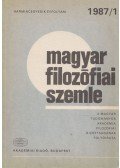 Lendvai L. Ferenc,Áron László - Magyar filozófiai szemle 1987/1.