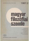 Lendvai L. Ferenc,Áron László - Magyar filozófiai szemle 1987/2.