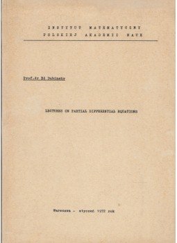 Ed Dubinsky - Lectures on Partial Differential Equations, Warszawa 1972 antikvár könyv
