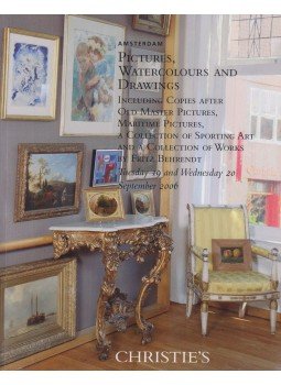 - Christie's 2006 September - Pictures, Watercolours and Drawings - Christie's 2006 September - Pictures, Watercolours and Drawings, Amsterdam 2006 antikvár könyv