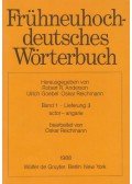 Anderson, Robert R. (szerk.),Goebel, Ulrich (szerk.),Reichmann, Oskar (szerk.) - Frühneuhochdeutsches Wörterbuch Band 1 Lieferung 3