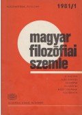 Balogh István,Kéri Elemér,Nyíri Kristóf - Magyar filozófiai szemle 1981/1.