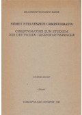 László Sarolta,Hessky Regina,Juhász János,Kertész Marianna - Német nyelvészeti chrestomatia