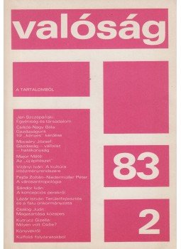 Kőrösi József - Valóság 1983/2. Kőrösi József - Valóság 1983/2., Budapest 1983 antikvár könyv