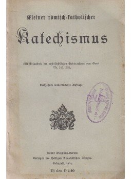  - Kleiner römisch-katholischer Katechismus, Budapest 1934 antikvár könyv