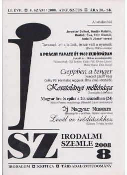 Fónod Zoltán szerk. - Irodalmi szemle 2008/8 Fónod Zoltán szerk. - Irodalmi szemle 2008/8, Bratislava 2008 antikvár könyv