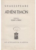 William Shakespeare - Athéni Timon