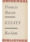 Francis Bacon - Ausgewählte Essays