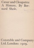 Shaw, George Bernard - Caesar and Cleopatra