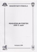 Valcsicsák Imre - Rendvédelmi füzetek 2009/3. szám