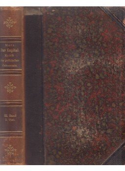 Karl Marx - Das Kapital. Kritik der politischen Ökonomie III. Band I. Theil, Hamburg 1904 antikvár könyv
