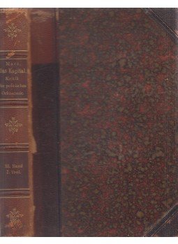 Karl Marx - Das Kapital. Kritik der politischen Ökonomie III. Band II. Theil, Hamburg 1904 antikvár könyv
