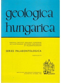 Jámborné Kness Mária - Geologica hungarica - Series Palaeontologica - Fasciculus 52, Budapest 1988 antikvár könyv