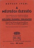 Hevesy Iván - A mélységi élesség