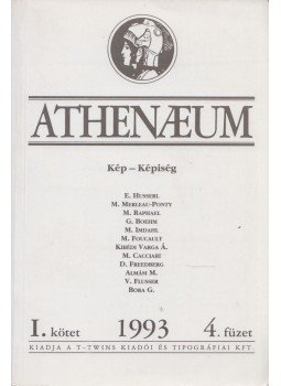 Bacsó Béla - Athenaeum 1993 I/4. füzet Bacsó Béla - Athenaeum 1993 I/4. füzet, Budapest 1993 antikvár könyv