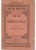 Radó Antal,Horatius - Horatius levelei