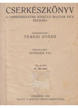 Temesi Győző - Cserkészkönyv Temesi Győző - Cserkészkönyv, Budapest 1932 antikvár könyv