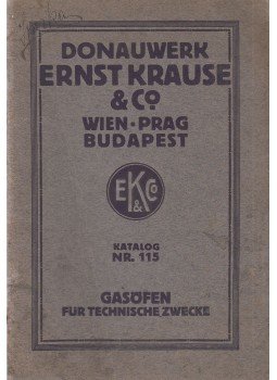  - Donauwerk Ernst Krause & Co. - Katalog Nr. 115, Wien-Prag-Budapest 1912 antikvár könyv