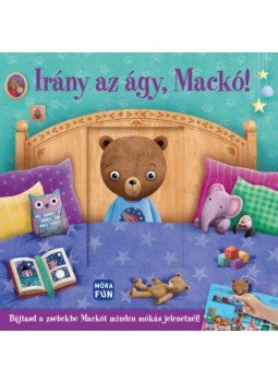  - Irány az ágy, Mackó! - Bújtasd a zsebekbe Mackót minden mókás jelenetnél!, null 2021 antikvár könyv