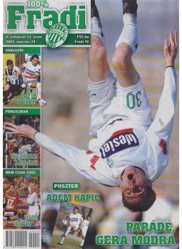 Privacsek András - 100% Fradi II. évf. 12. szám, Budapest 2004 antikvár könyv