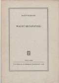 Martin Heidegger - Was ist Metaphysik?