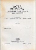 Kovács István - Acta Physica Tomus XXXVIII Fasciculus 1