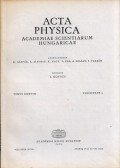 Kovács István - Acta Physica Tomus XXXVIII Fasciculus 3