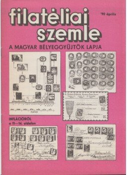 Simon Gy. Ferenc - Filatéliai szemle 1990. április, Budapest 1990 antikvár könyv