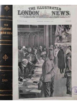  - The Illustrated London News. 1900-as évfolyam 16 száma (nem teljes, egybekötve), London 1900 antikvár könyv